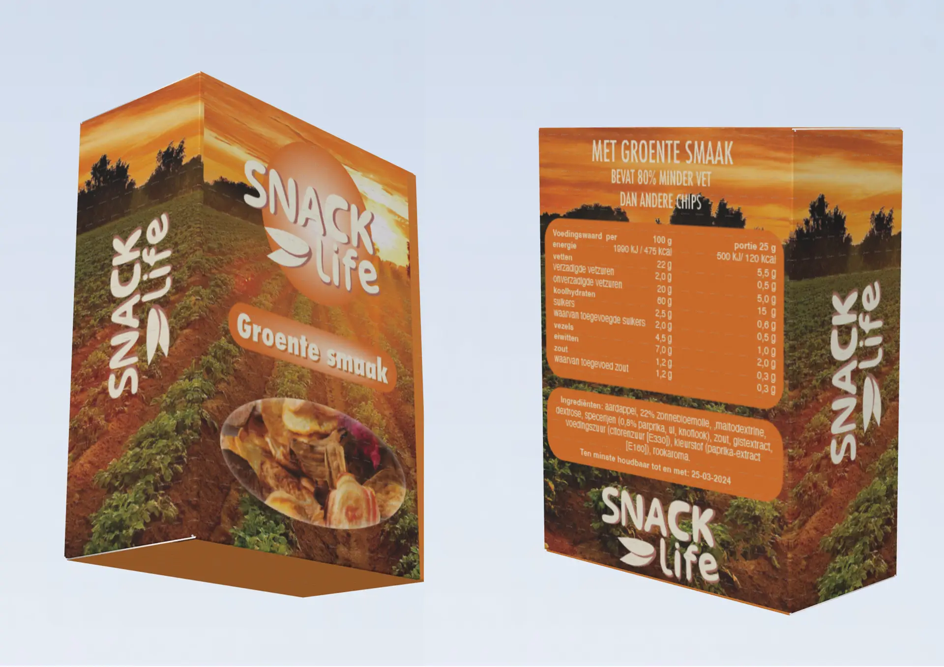 3D doosje Snacklife