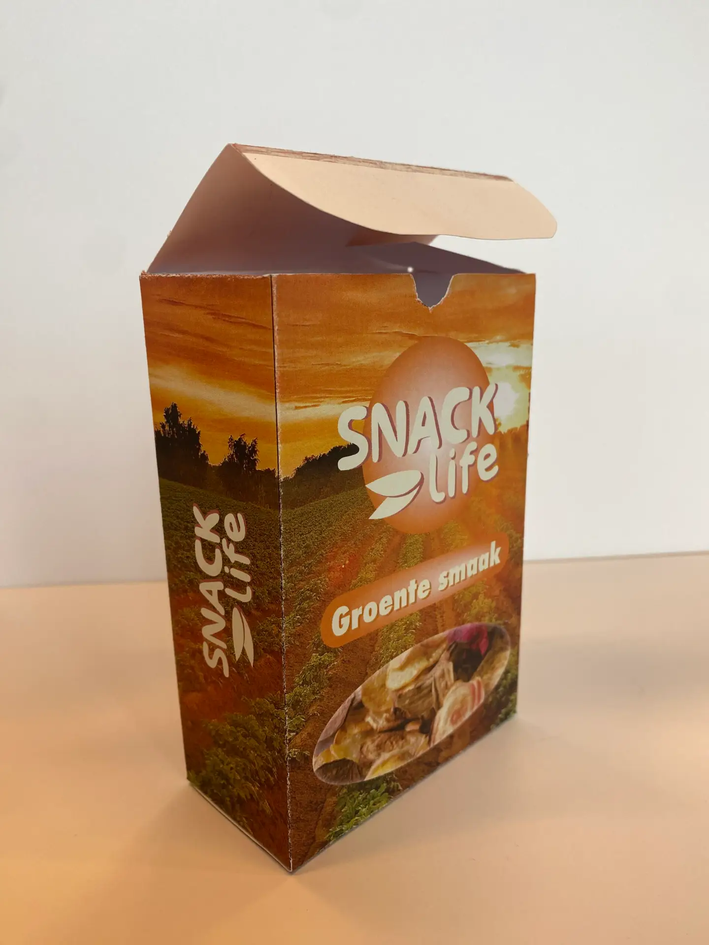 Vooraanzicht Snack Life verpakking