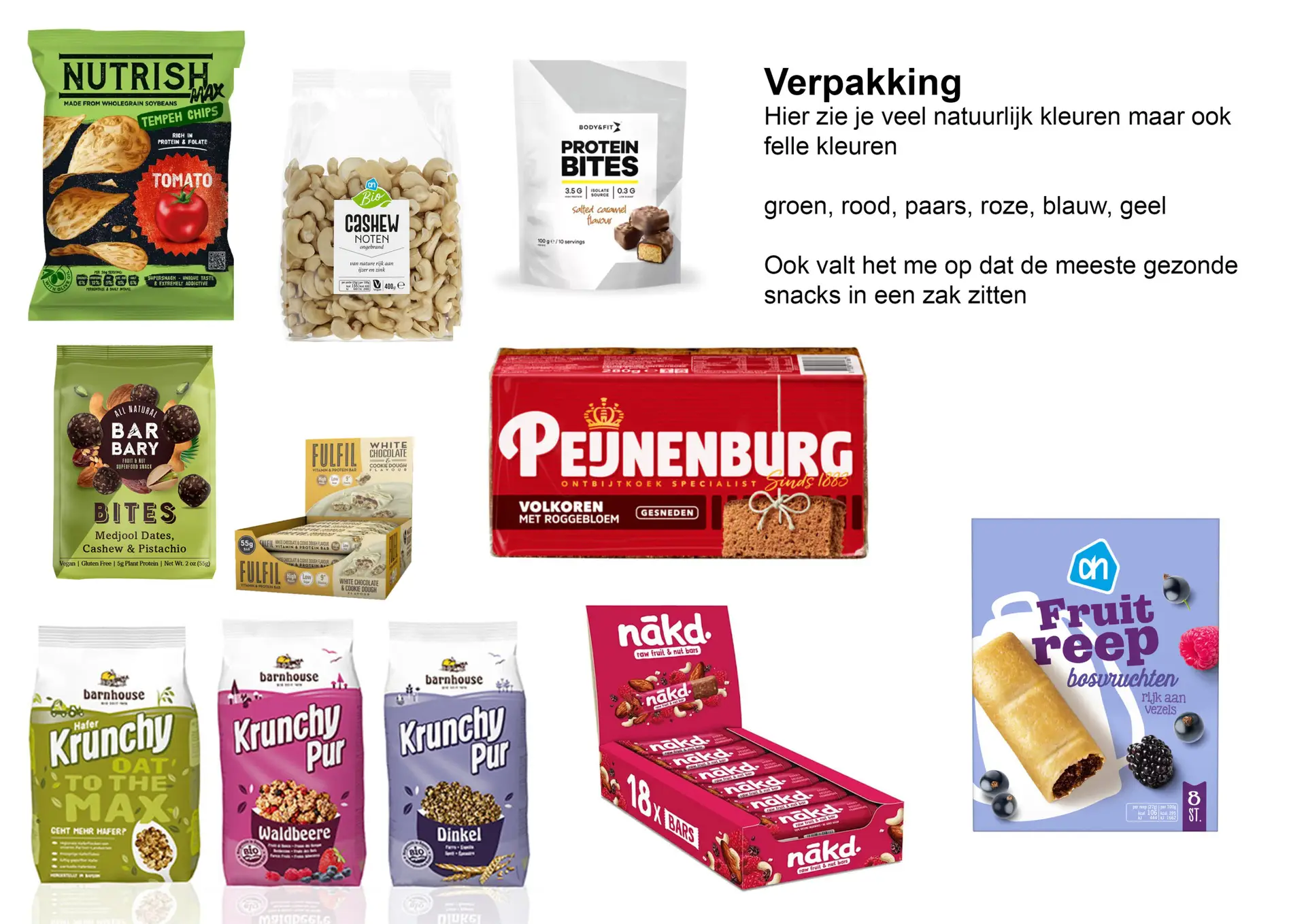 Verpakking onderzoek Snack Life