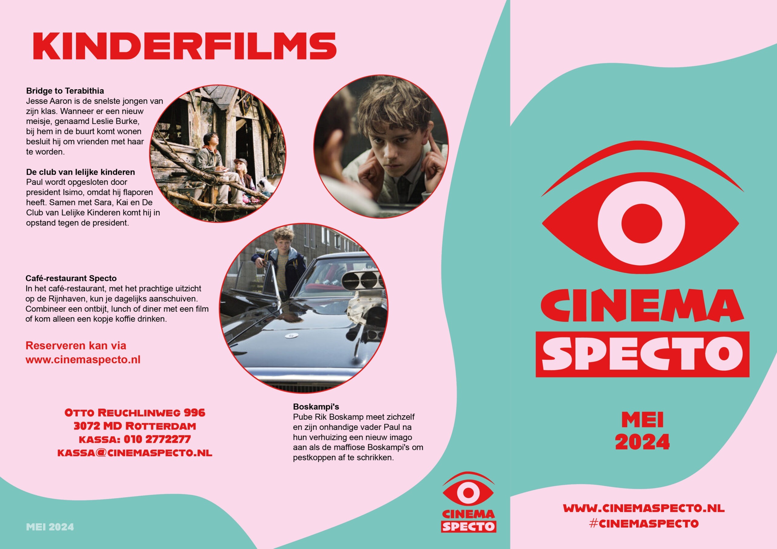 Cinema Specto folder pagina 1