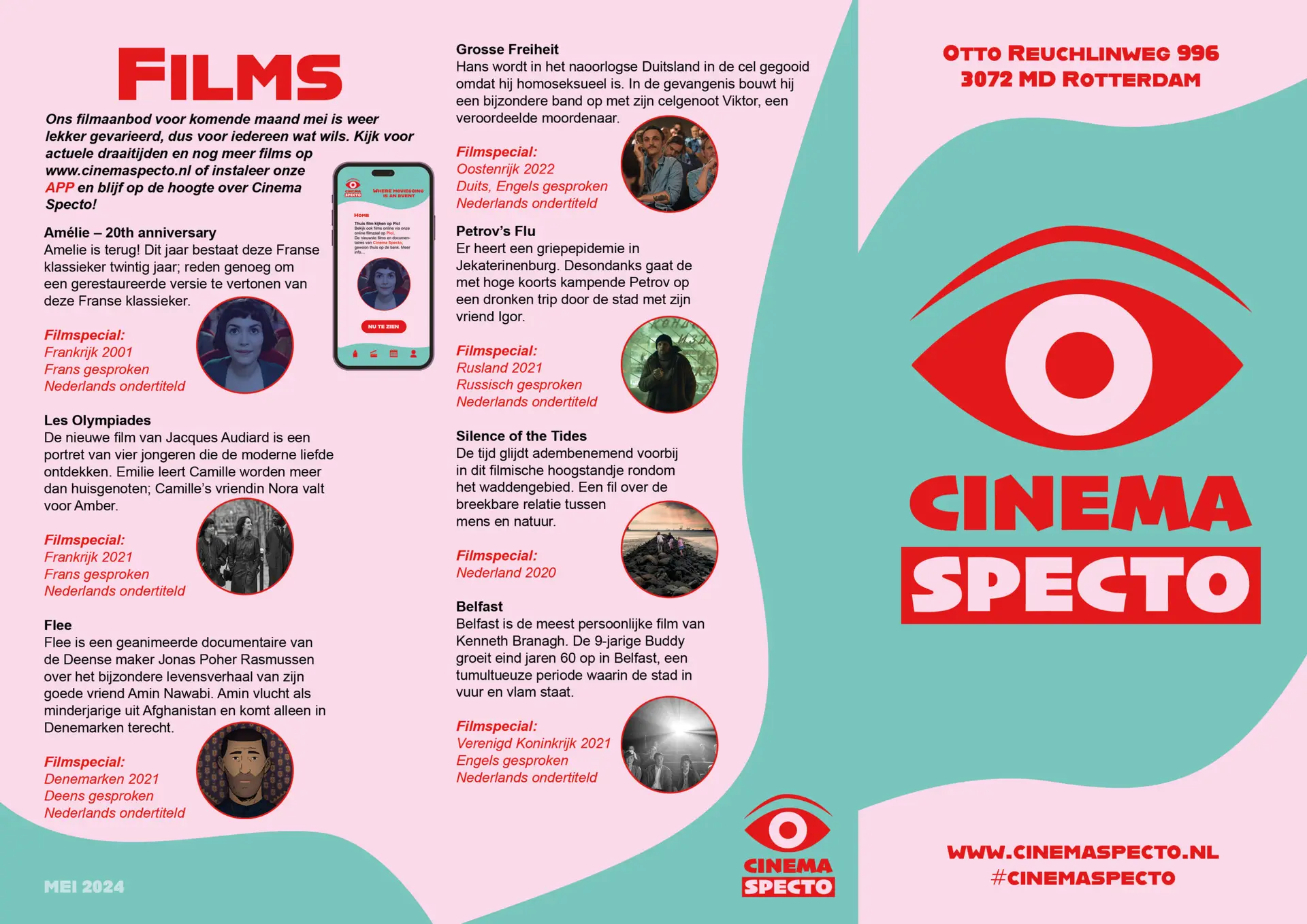 Cinema Specto folder pagina 2