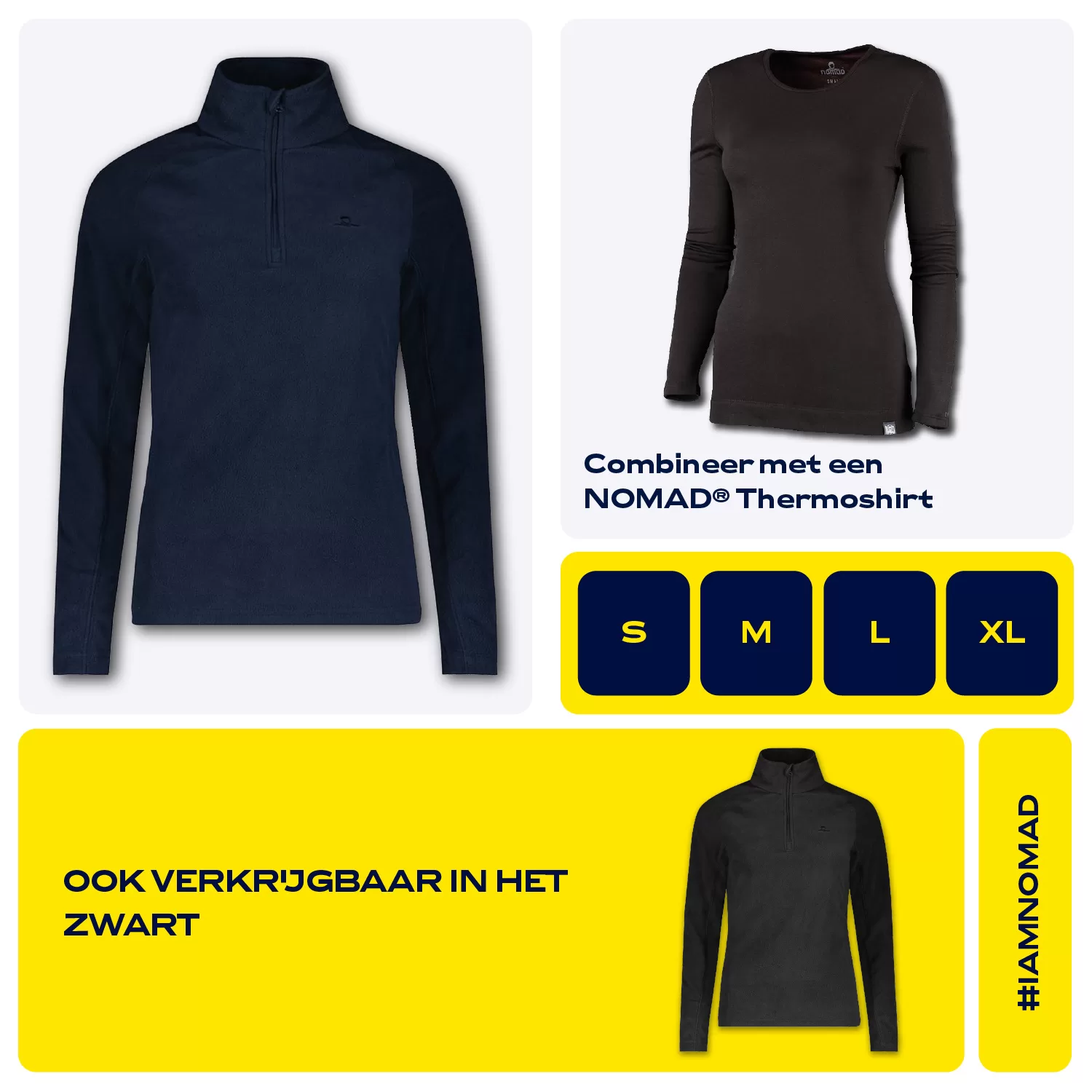 Infographic Fleece Vest Dames Donkerblauw, afbeelding 3