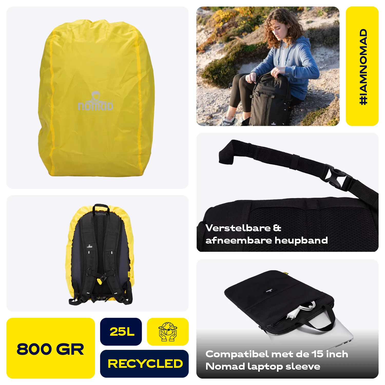 Infographic Torcal 25 Daypack 25L Zwart, afbeelding 3