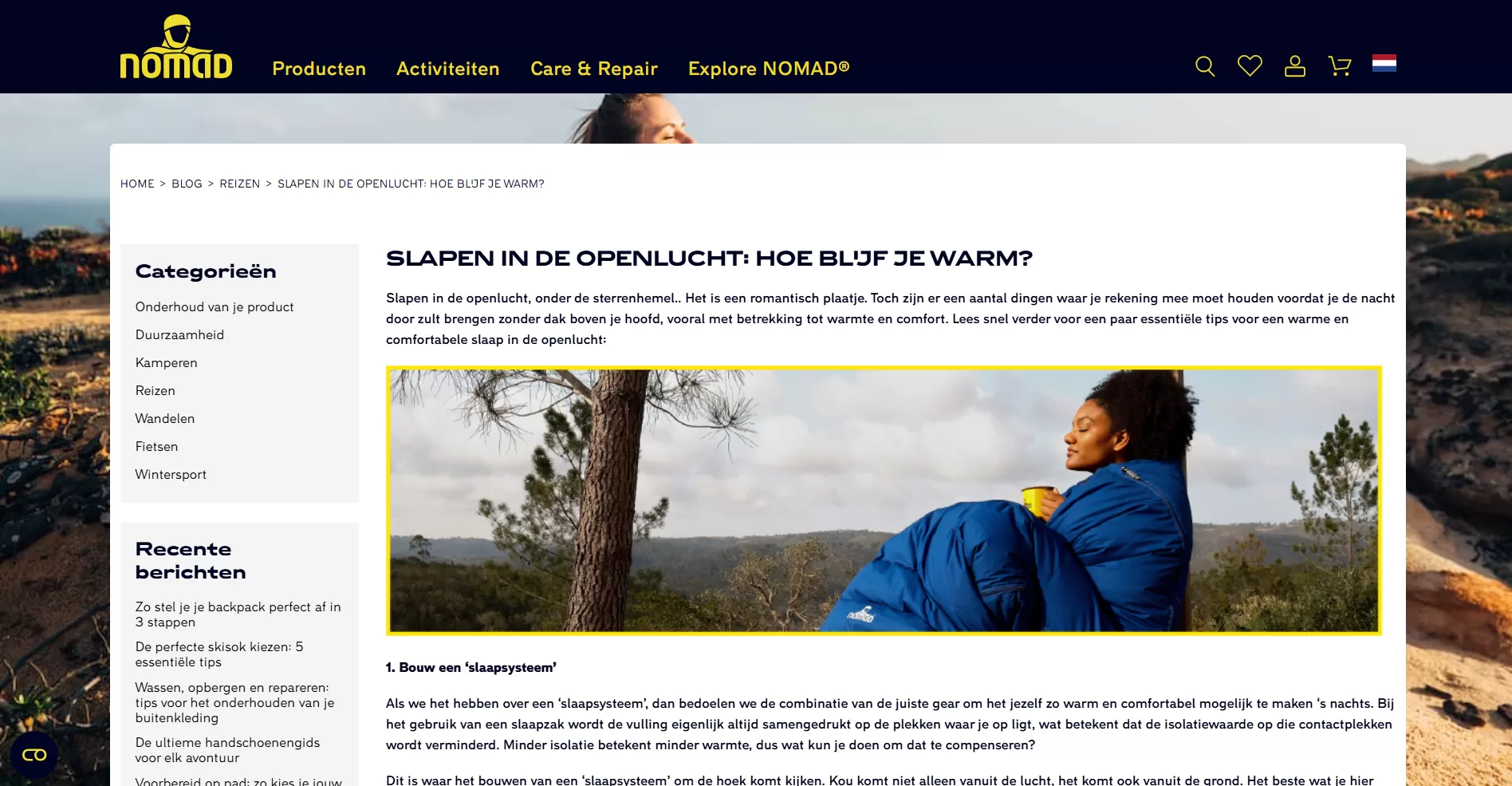 hoe blijf je warm blog